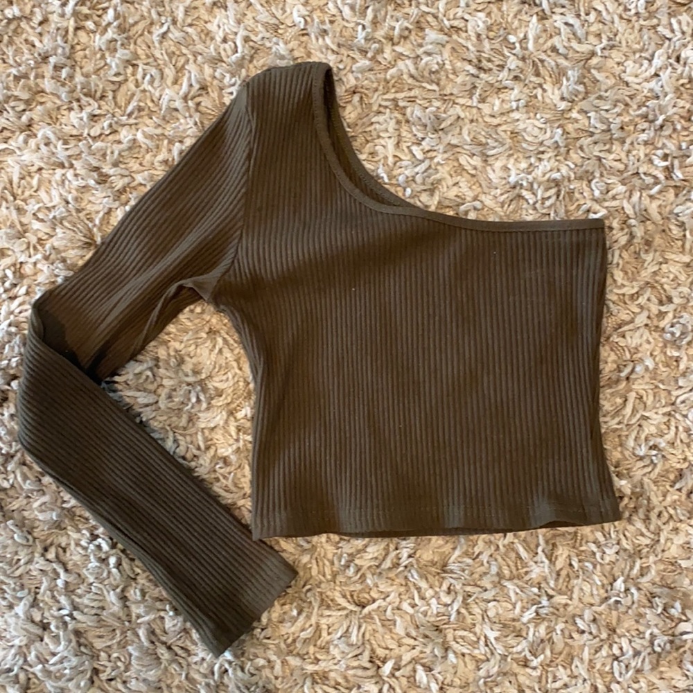 Verge girl one shoulder top